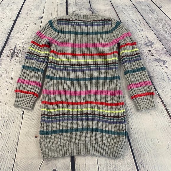 Gymboree Girls Striped Long Sleeve Sweater Dress - Picture 8 of 9